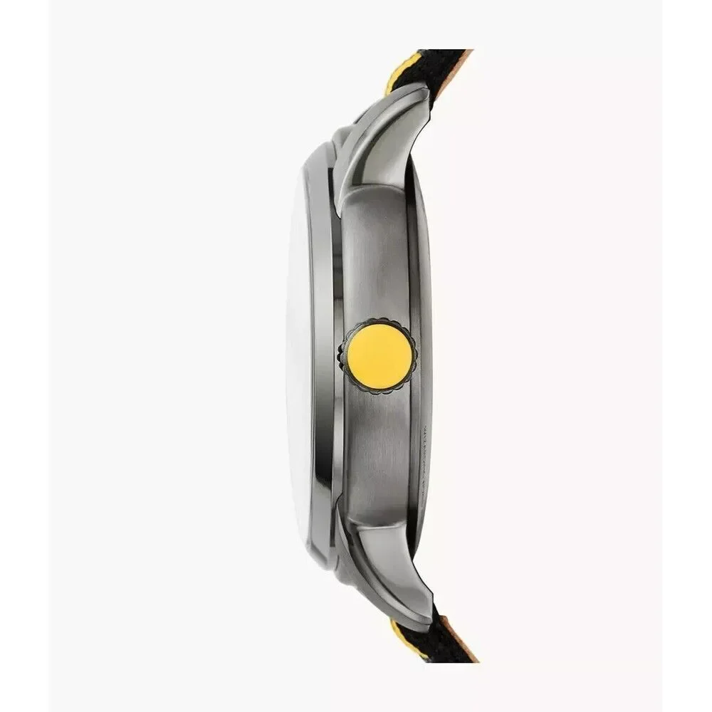 FOSSIL Harry Potter 3-Hand Hufflepuff Ltd Ed Nylon Watch Collectible #1436 NWT